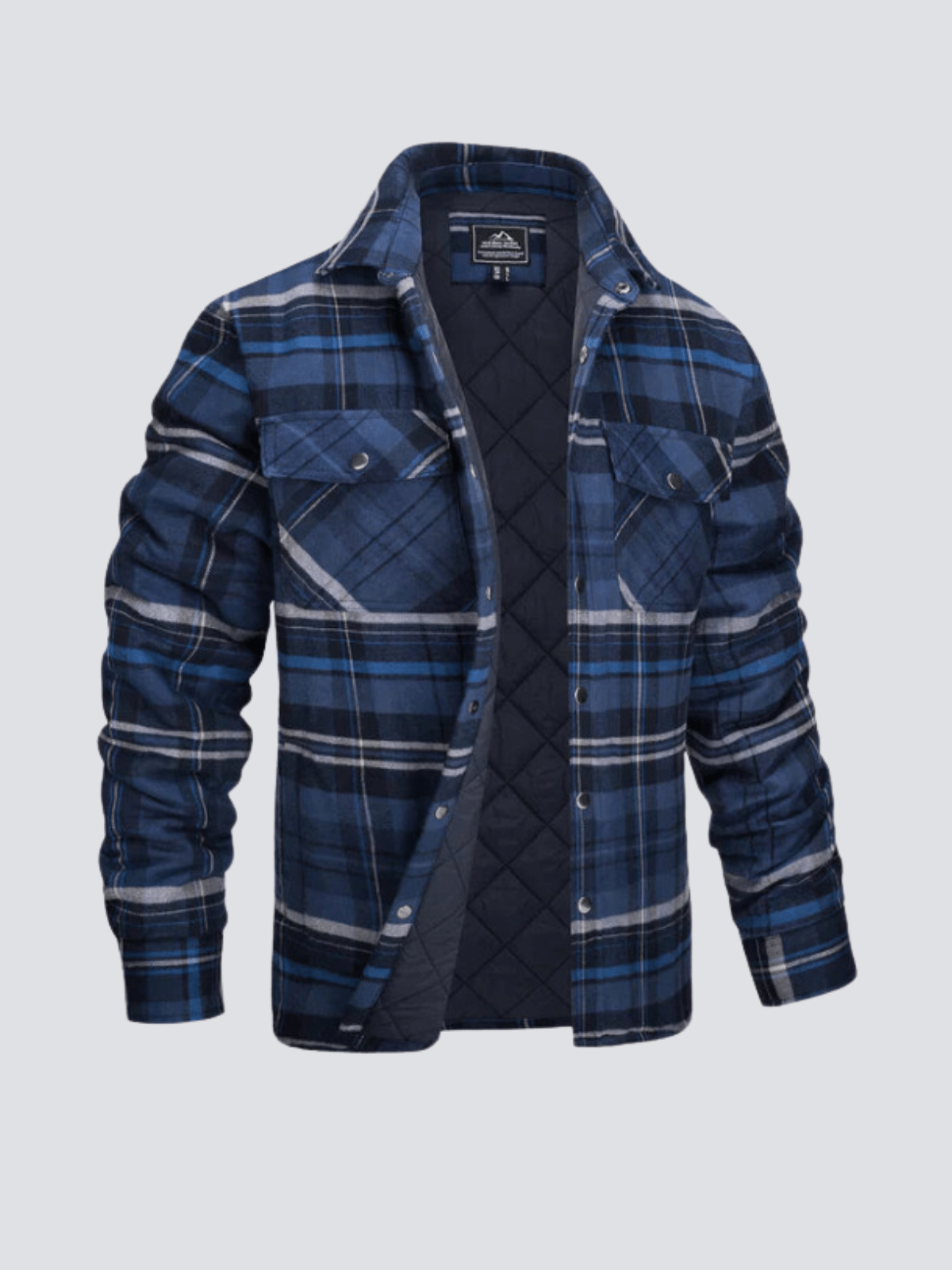 Madison® | Gestreifte Flanelljacke