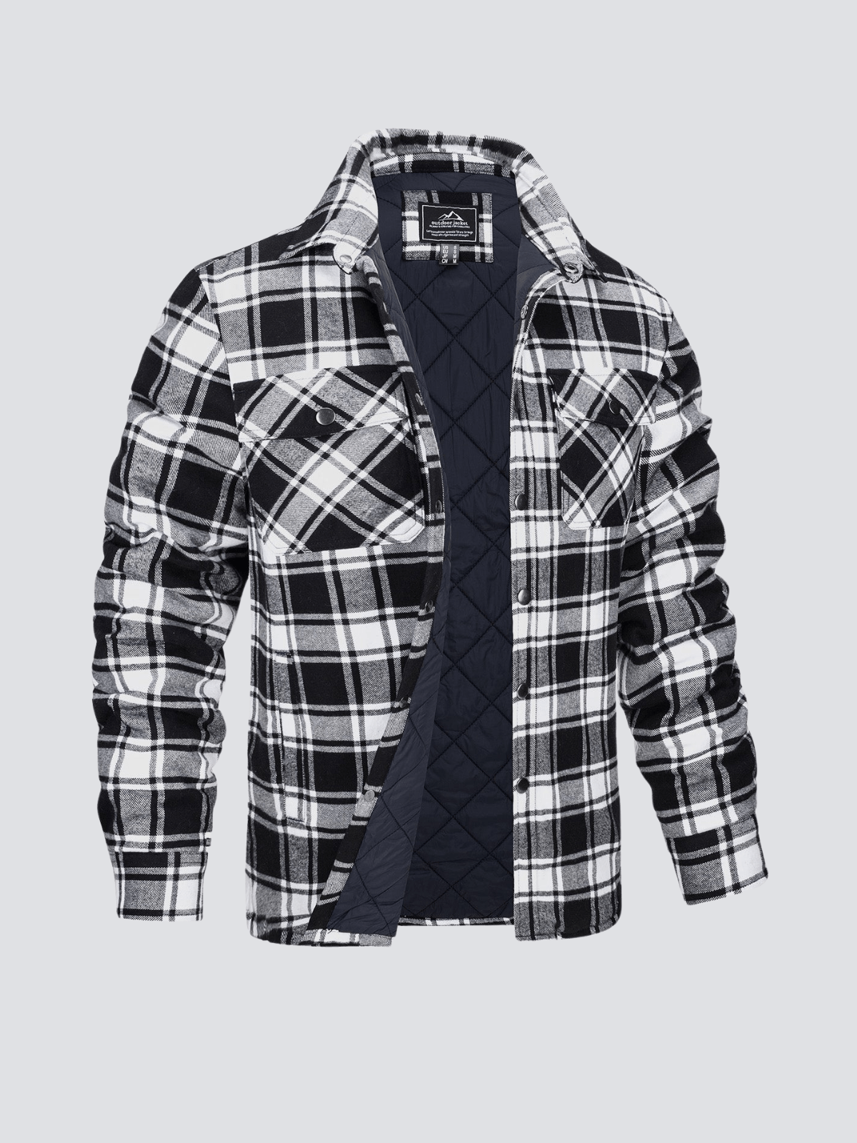 Madison® | Gestreifte Flanelljacke