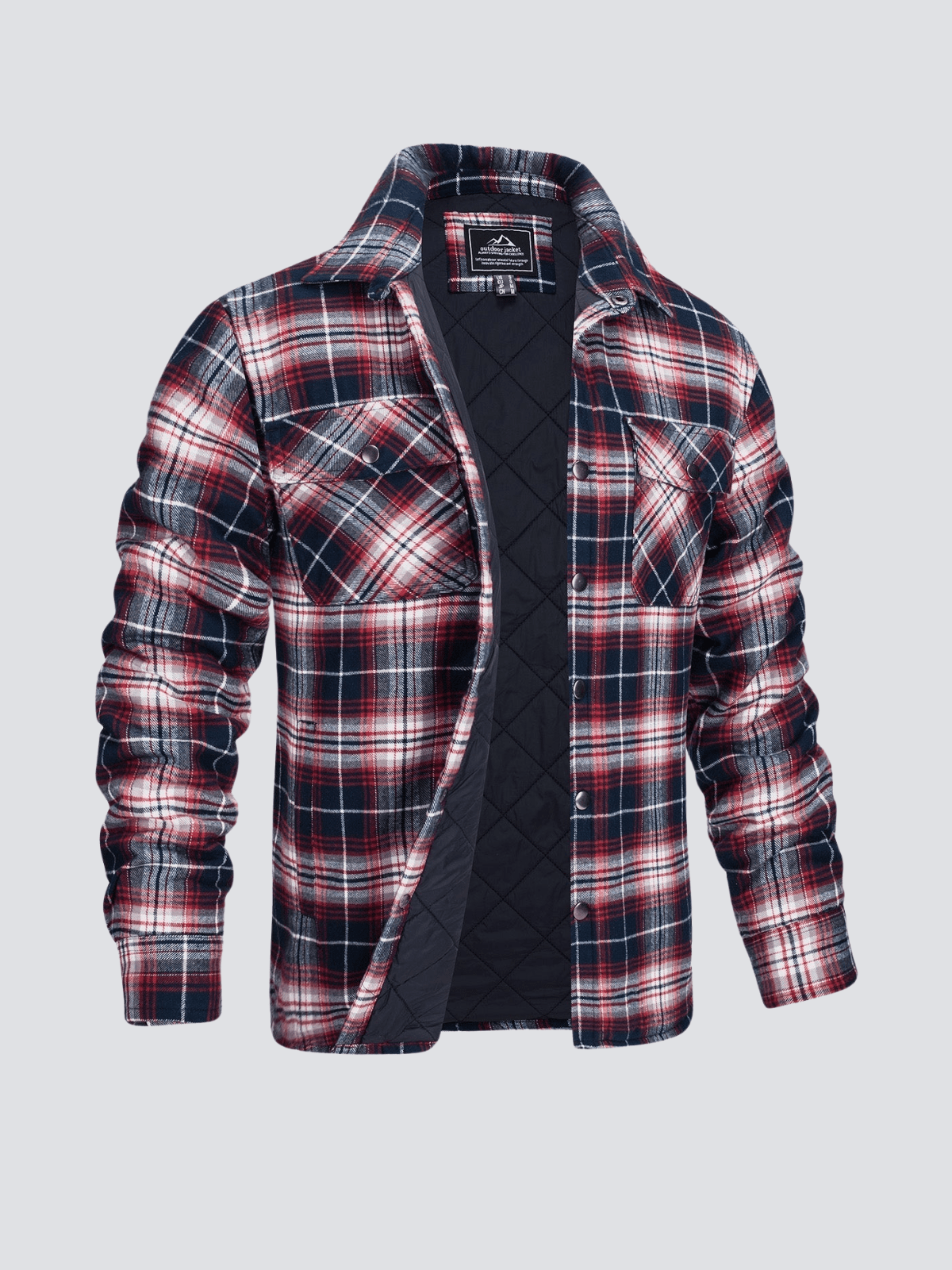 Madison® | Gestreifte Flanelljacke