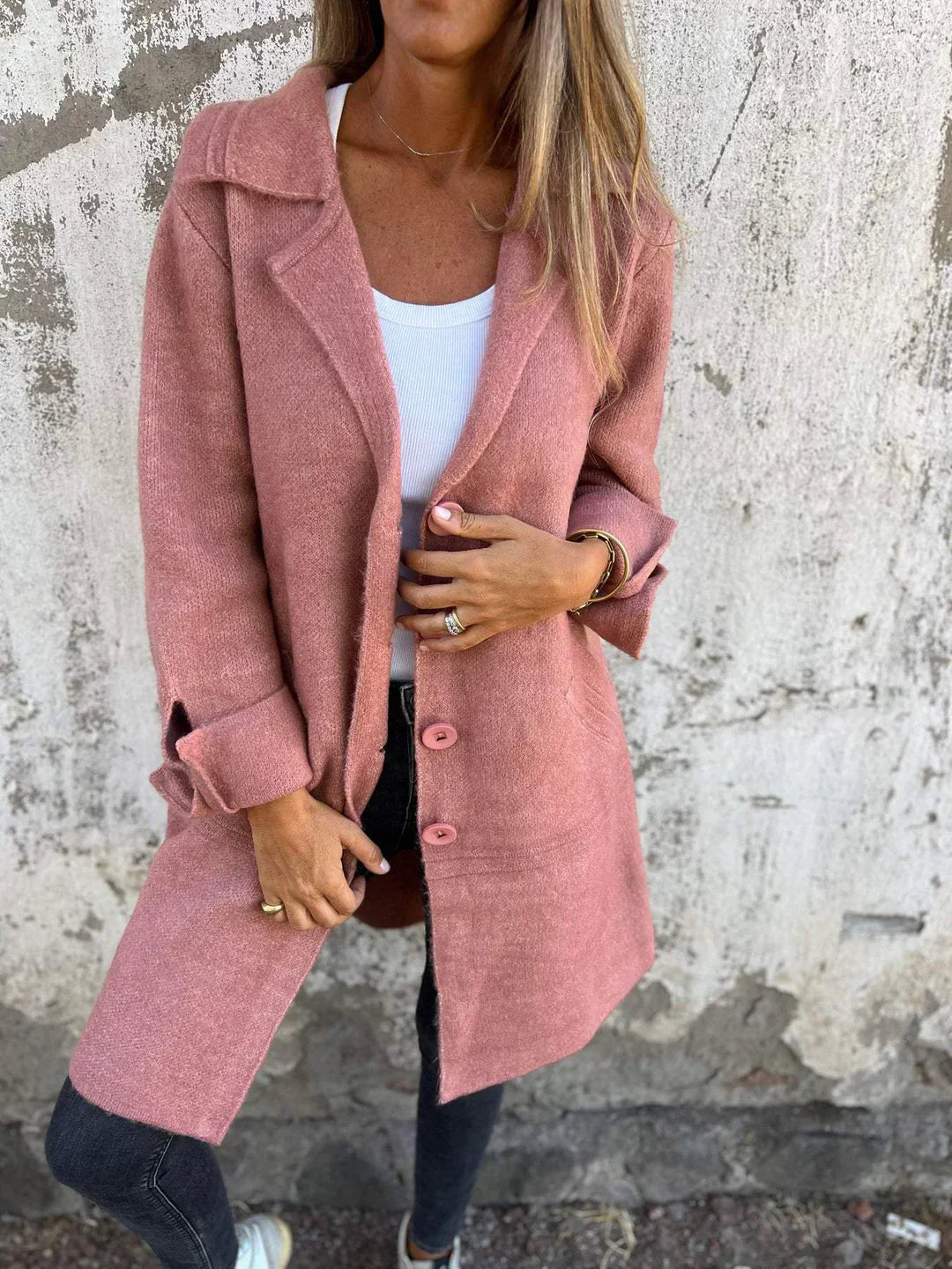 STELLA TIELCOAT MIT KNÖPFEN