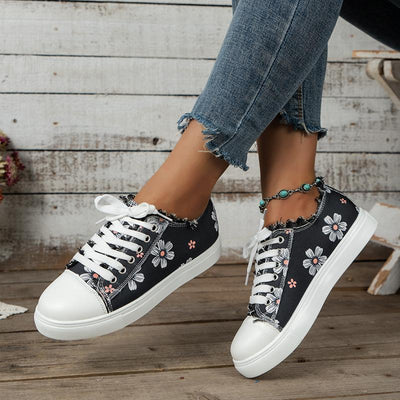 Helma - Trendy Denim Sneakers für Frauen