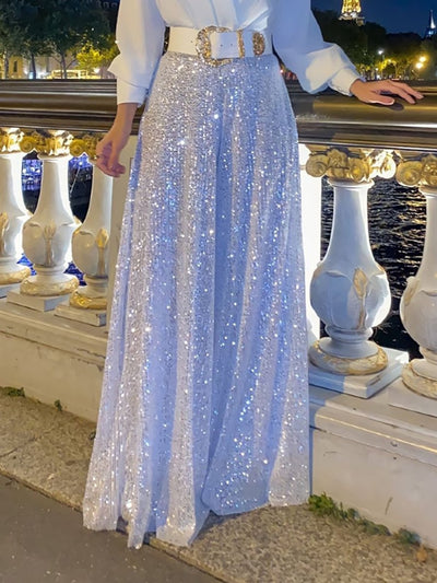 Elegantes Kleid mit Glitzer für Damen