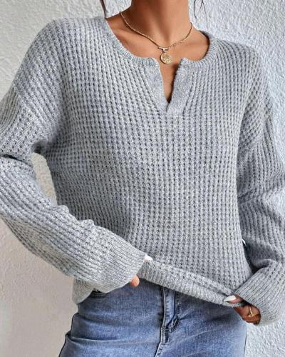 Warmer Strickpullover für Damen