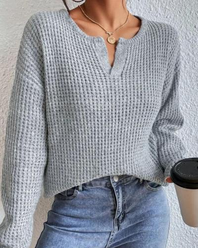 Warmer Strickpullover für Damen