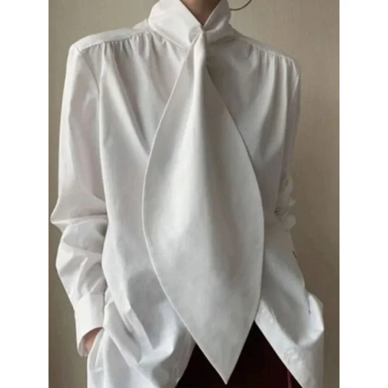 Wiebke | Freeacy Urban elegantes Top Büro Bluse für Frauen