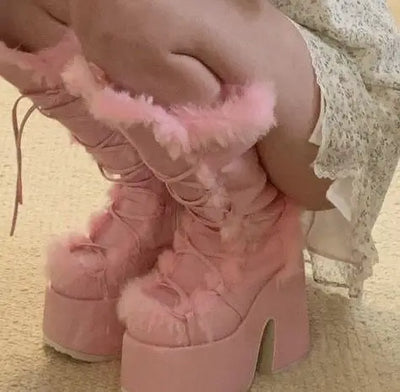 Ellery | Neue Winter Frauen Schnee Stiefel Plattform  (Saison  1)