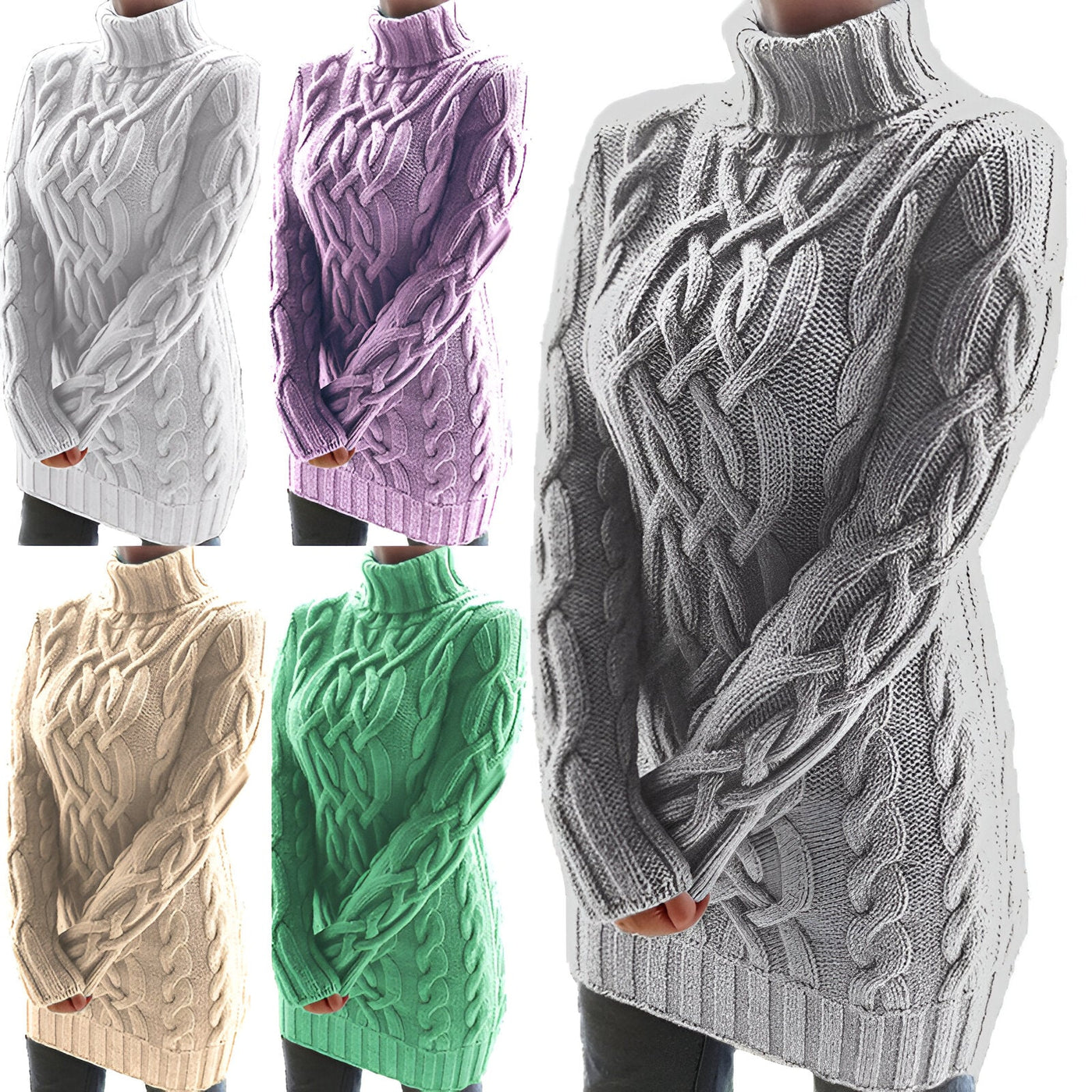 Paula | Kuscheliger & Stylischer Rollkragenpullover