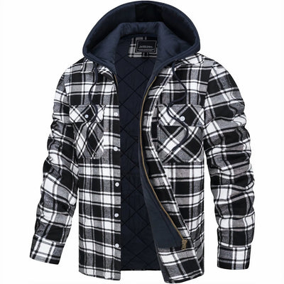 Karierte Winterjacke für Herren im trendigen Design McKenzie