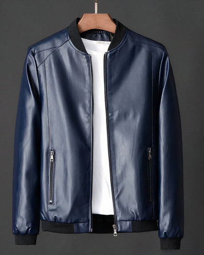 Klassische Lederjacke für Herren Norwin