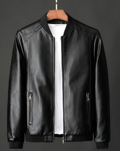 Klassische Lederjacke für Herren Norwin