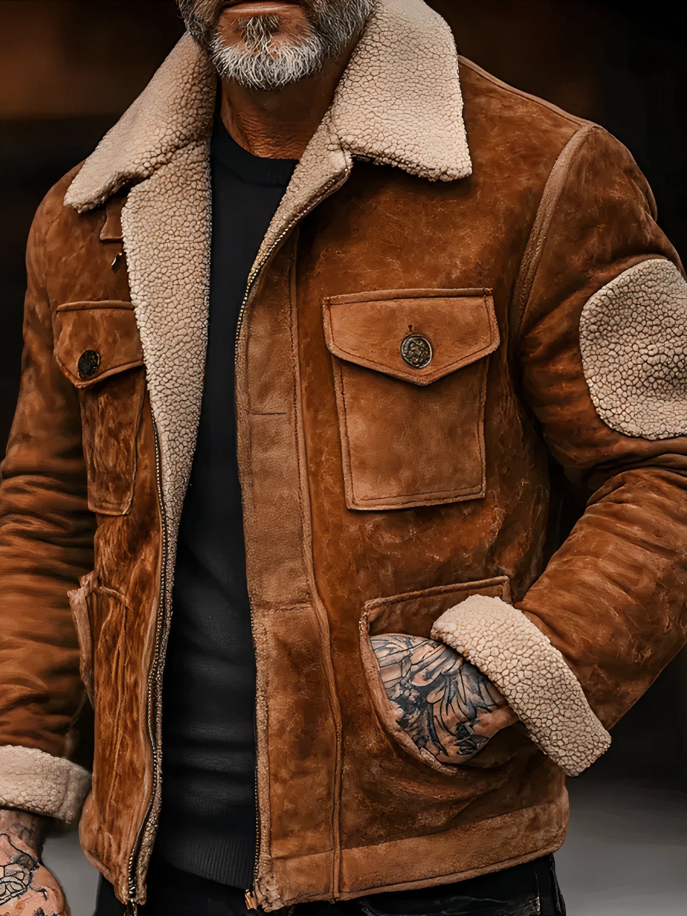 Traditionelle Winterjacke für Herren Manuel