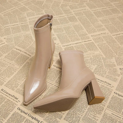 Dominique | Damen-Stiefeletten mit hohem Absatz