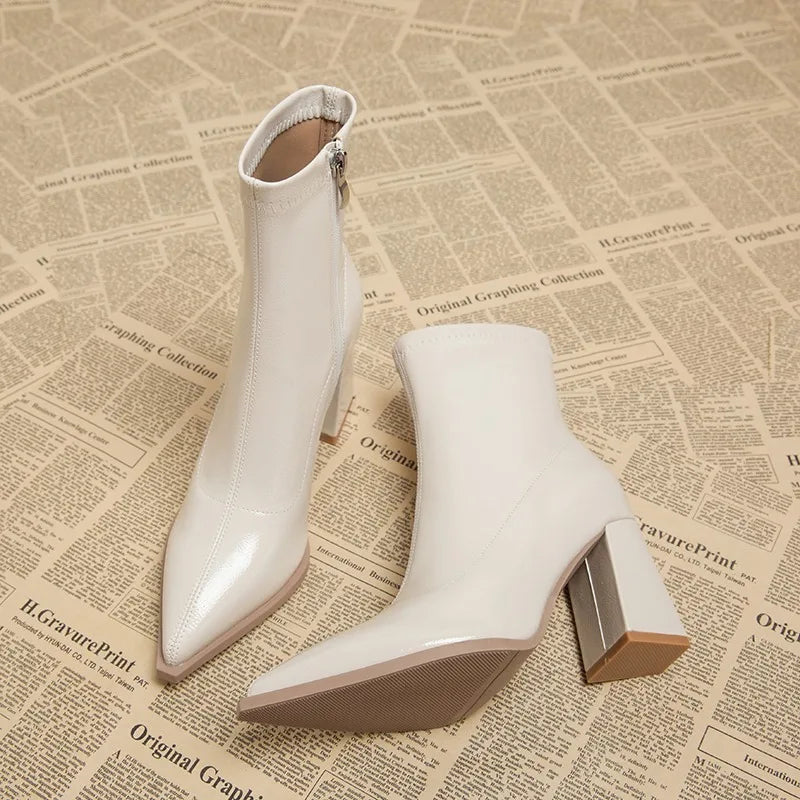 Dominique | Damen-Stiefeletten mit hohem Absatz
