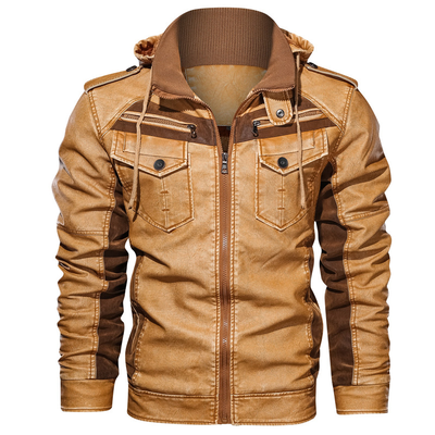 Stylische und bequeme Lederjacke für Herren Edmund