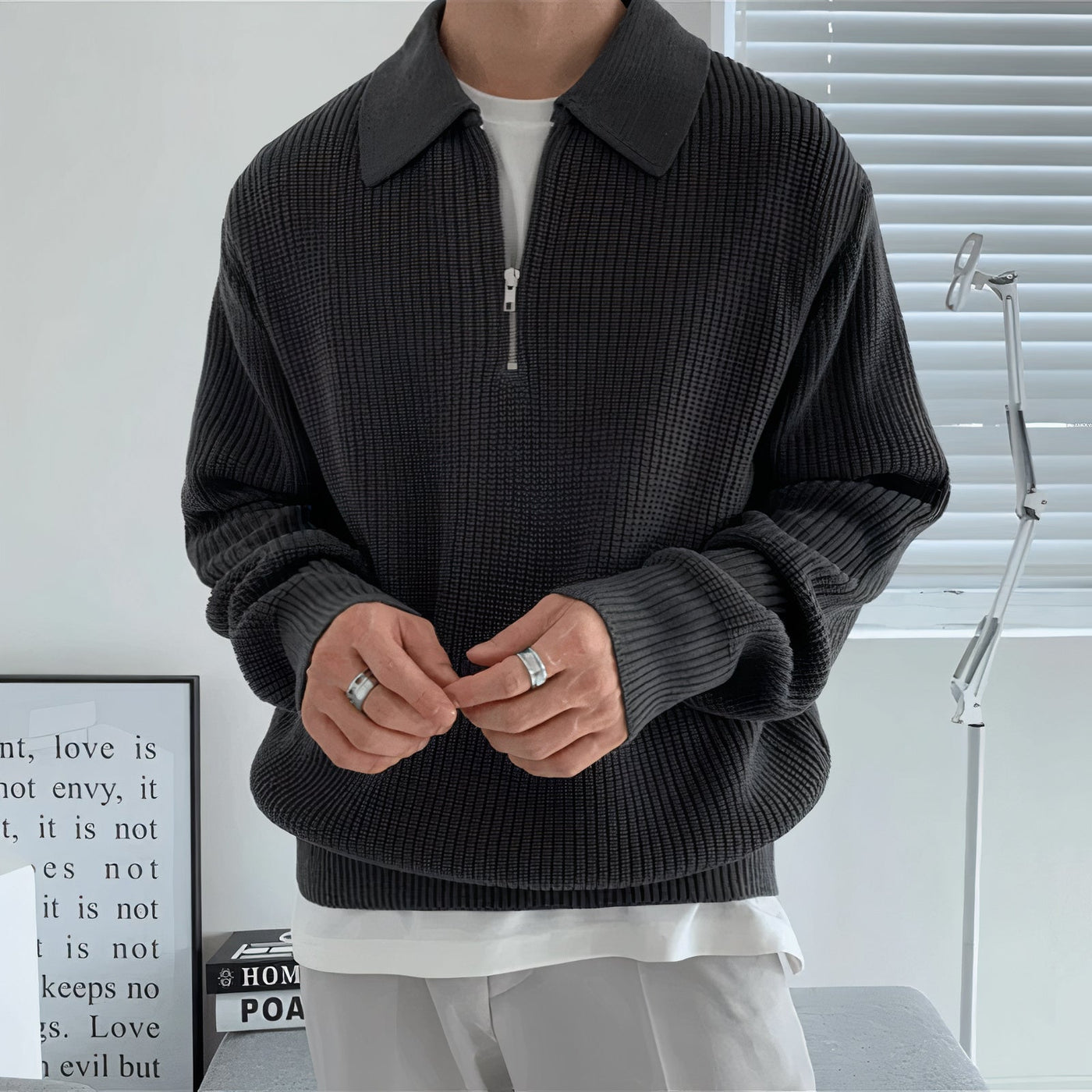 Lässiger warmer Pullover für Männer Peter