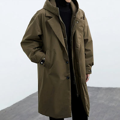 Lässiger Winter Mantel für Männer Abert