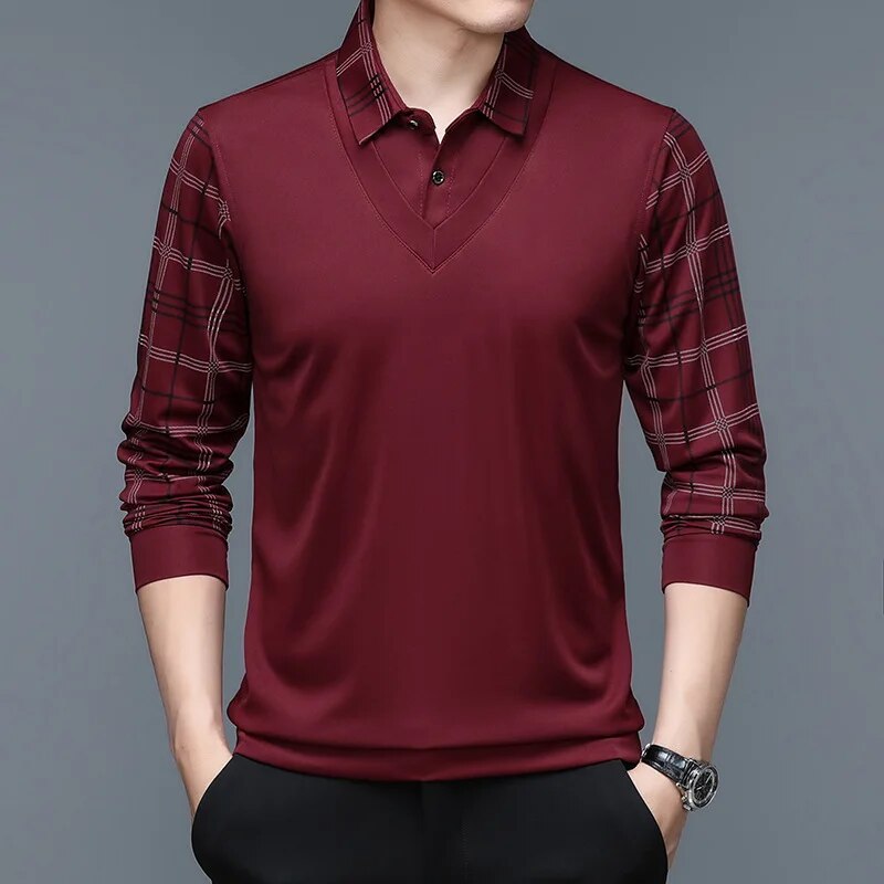 Herren Langarm Polo Tobias