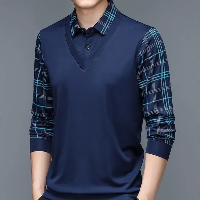 Herren Langarm Polo Tobias