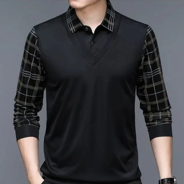 Herren Langarm Polo Tobias