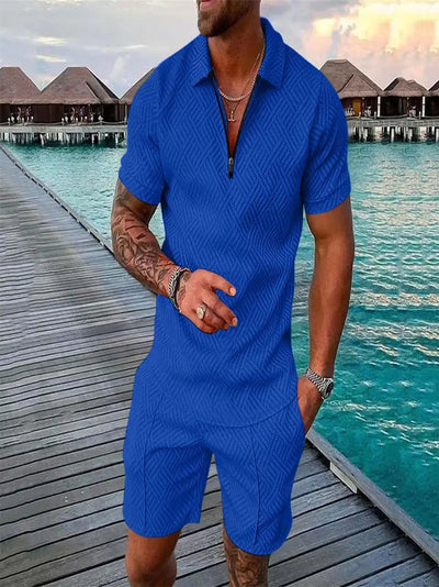 Luxuriöses Herren-Sommer-Shirt und Shorts-Set  - Ehrenfried