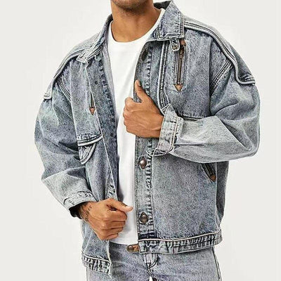 Modische Herren Jeansjacke Leonard