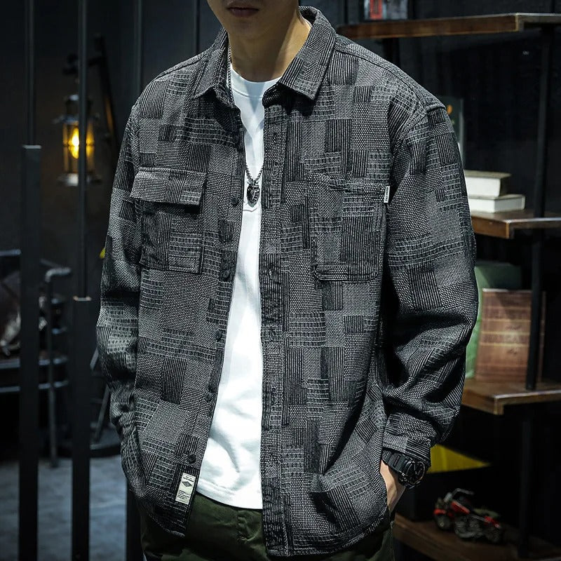 Modische Karierte Herrenjacke Francisco