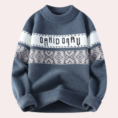 Modischer Strickpullover für Männer Sebastian