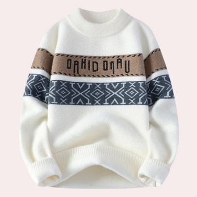 Modischer Strickpullover für Männer Sebastian