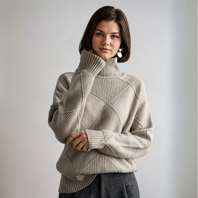 Estefanía® | Damenpullover aus Argyle-Kaschmir