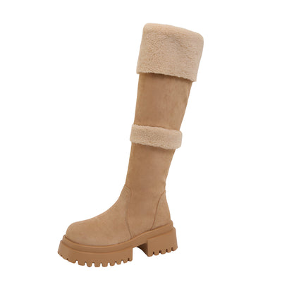 Natascha | Stylische &amp; Bequeme Winter-Stiefel bis zum Knie