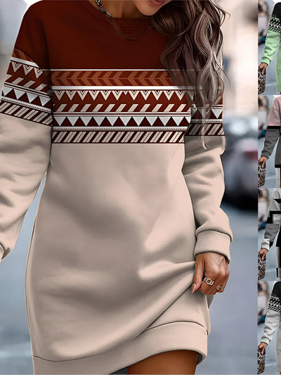 Romy | Bequemes &  Stylisches Oversized Sweatshirt-Kleid