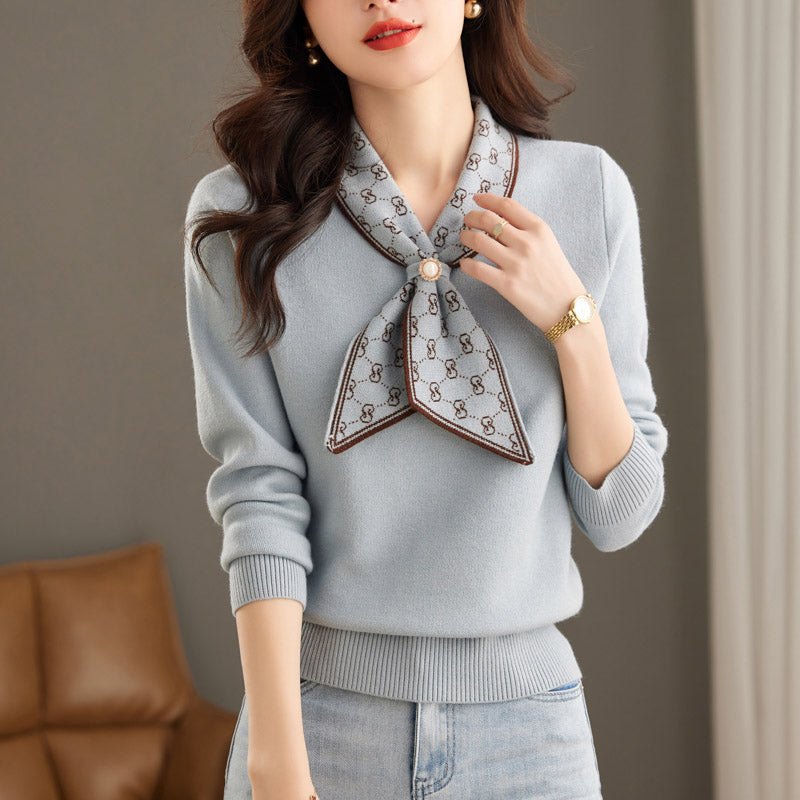 Verity | Dicker Strickpullover Einfache Mode Pullover für Damen