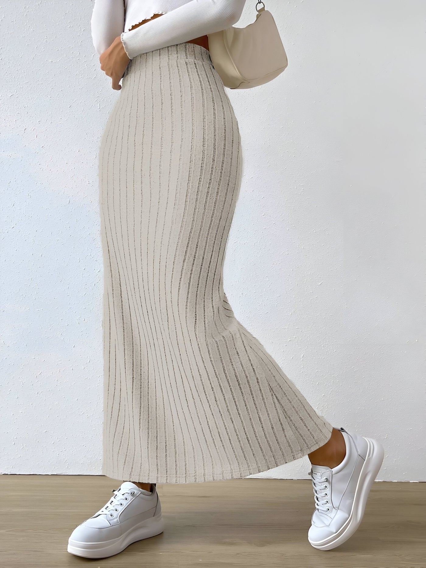 Lavinia | Strickrock mit Hüftschlitz für Frauen