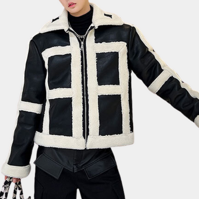 Stylische Lederjacke für Herren