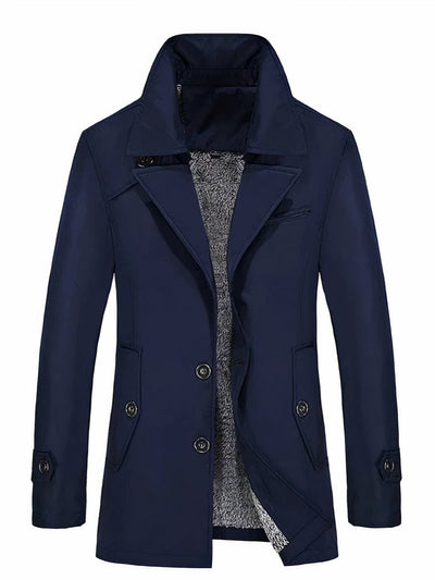 Eleganter Winter Trenchcoat für Herren Oskar