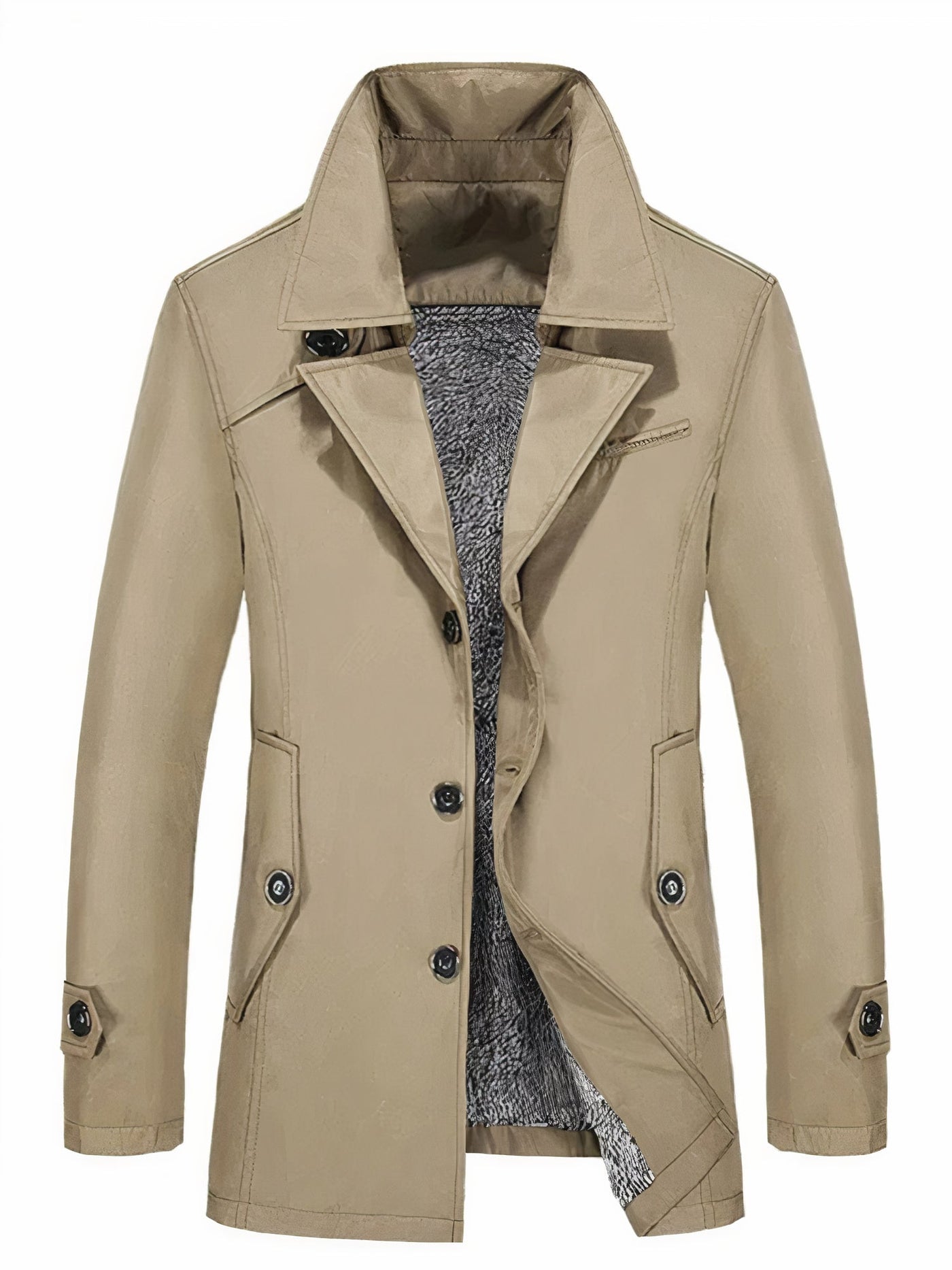 Eleganter Winter Trenchcoat für Herren Oskar
