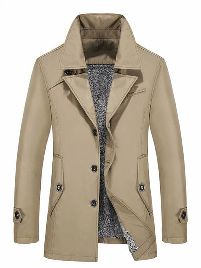 Eleganter Winter Trenchcoat für Herren Oskar