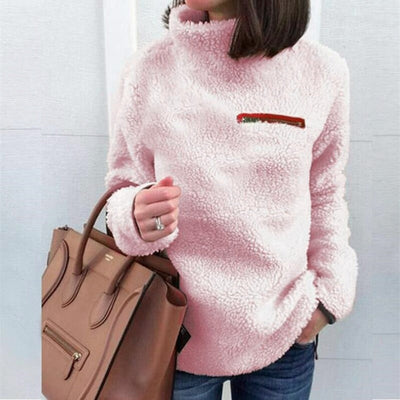 Jaden | Winter Super weich und bequem solide Farbe Rollkragenpullover Frauen