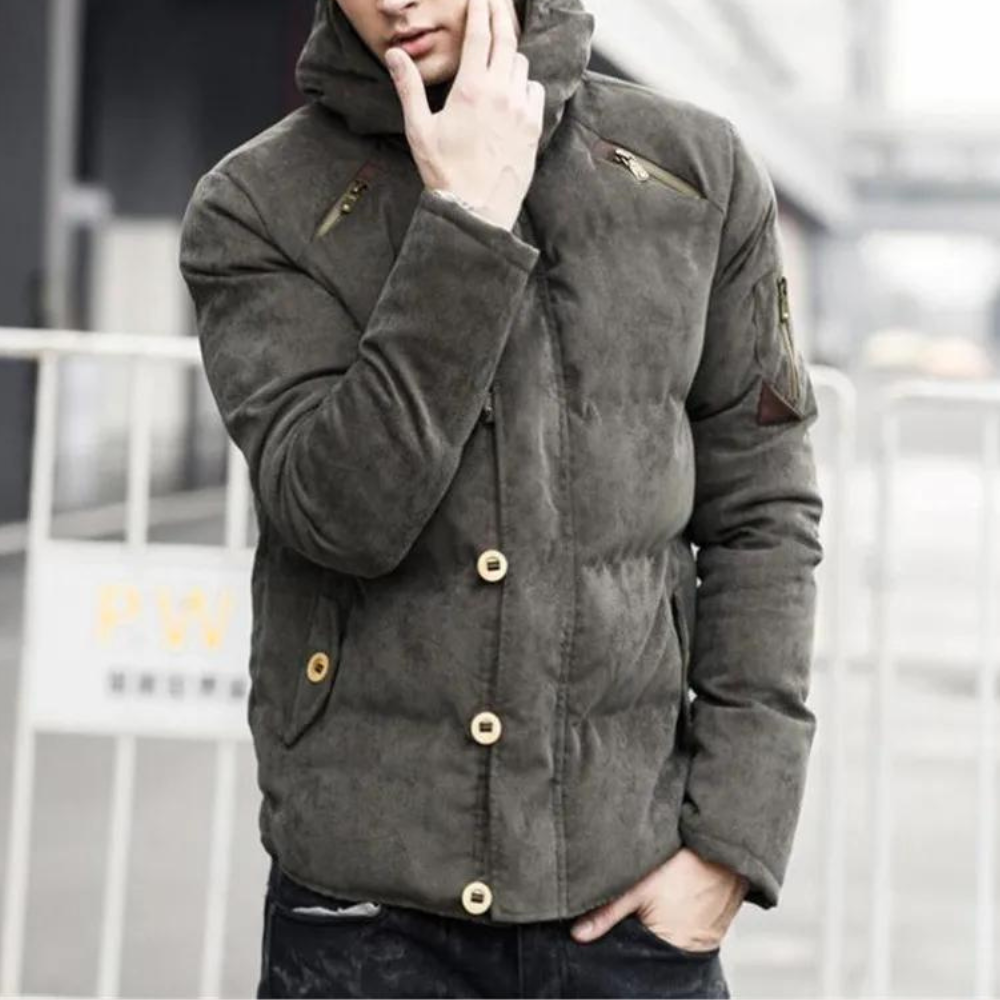 Modische Jacke mit Kapuze für Herren
