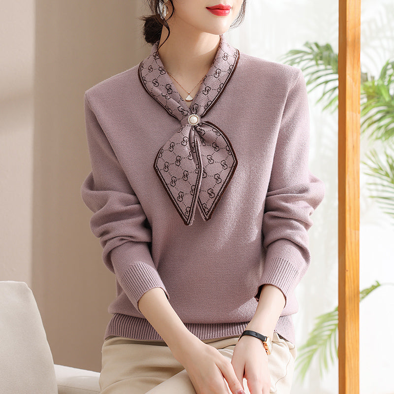 Verity | Dicker Strickpullover Einfache Mode Pullover für Damen