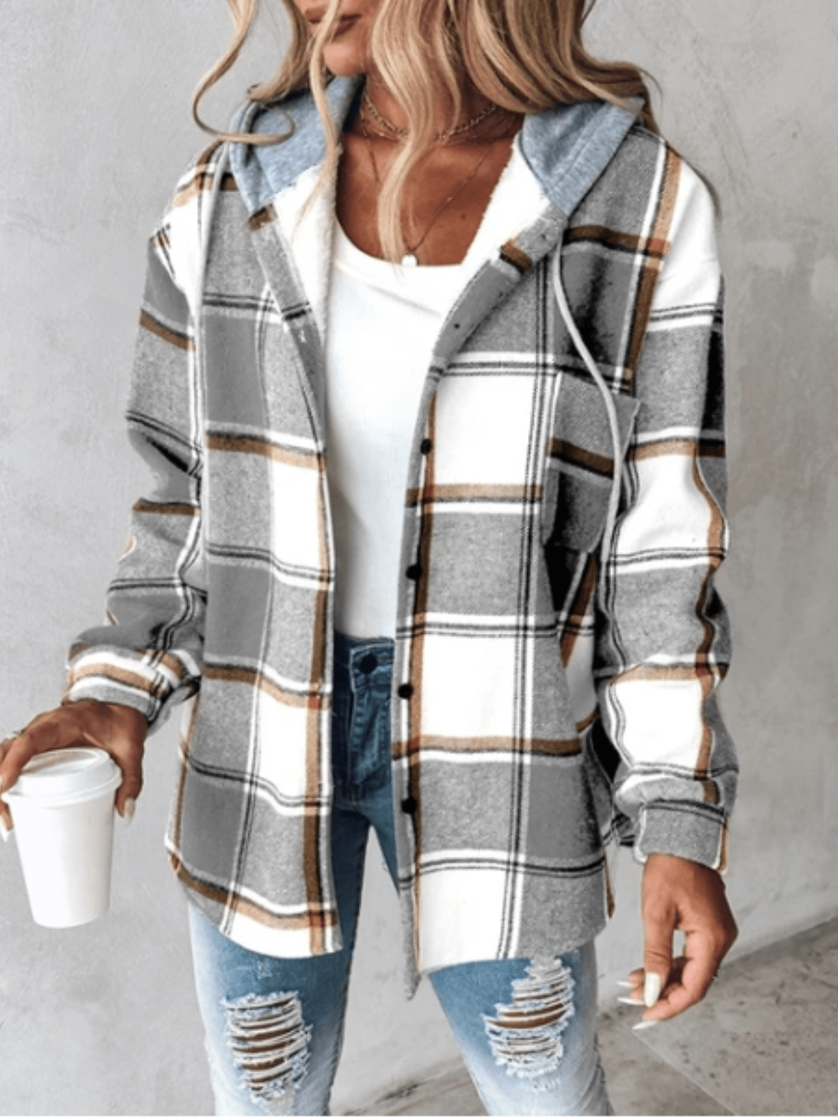Megan® | Kariertes Hemd für Damen