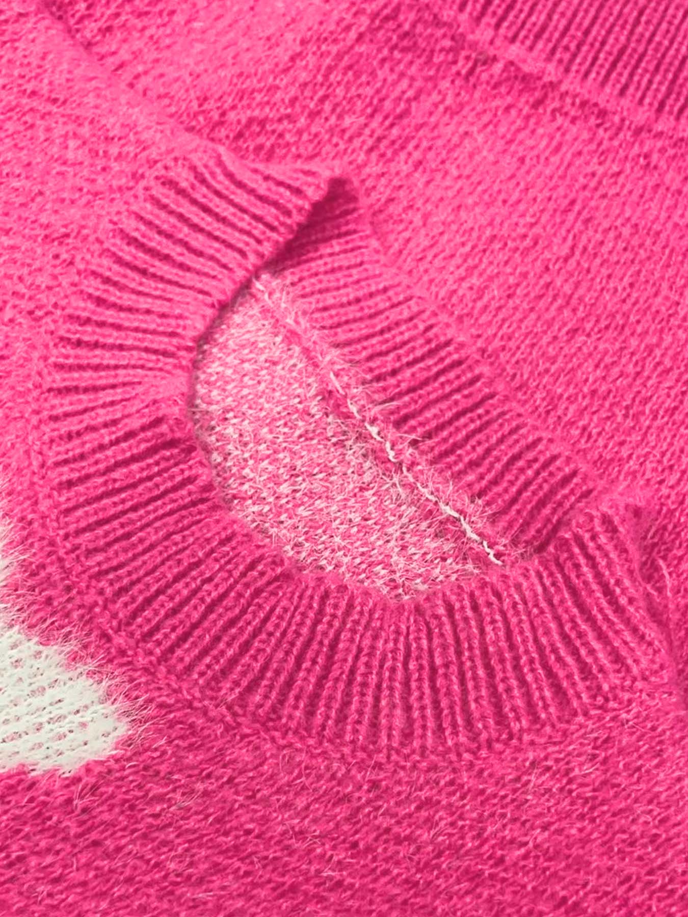 Sacha | Gemütlicher Herz-Gestrickter Pullover