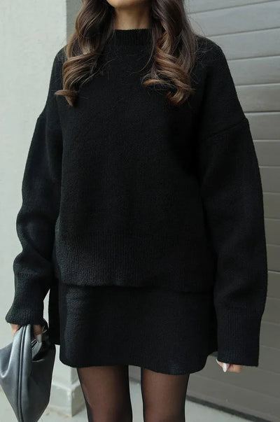 Rock und Pullover Set für Damen