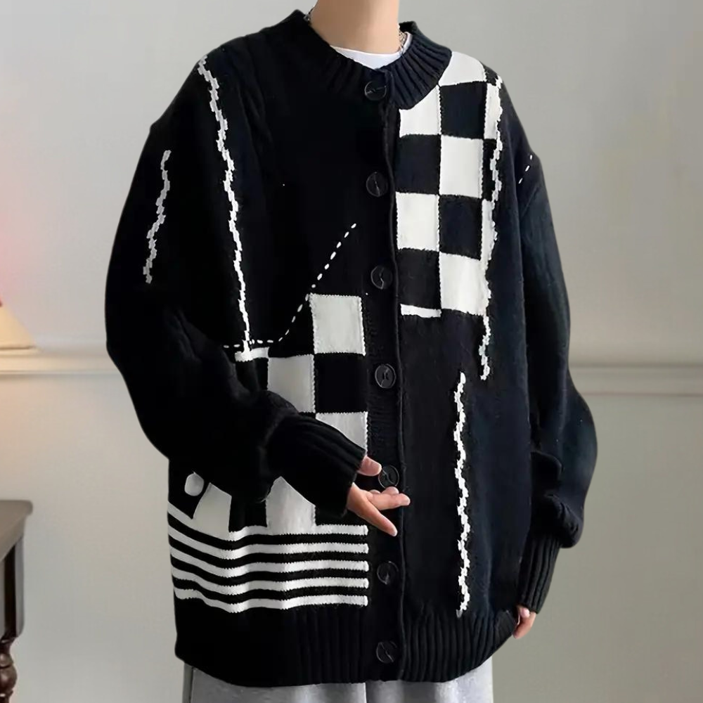 Stilvolle Strickjacke für Herren