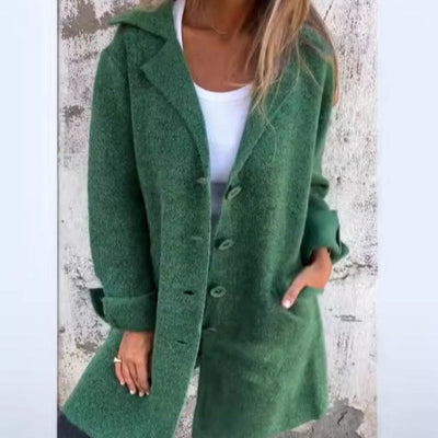 Graciela® | Bequeme einfarbige mittellange Jacke