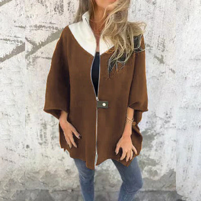 Angela® | Damen Freizeitjacke Mit Stehkragen Und Halbreißverschluss