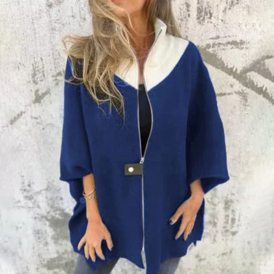 Angela® | Damen Freizeitjacke Mit Stehkragen Und Halbreißverschluss