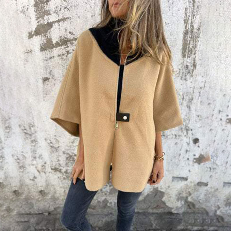 Angela® | Damen Freizeitjacke Mit Stehkragen Und Halbreißverschluss
