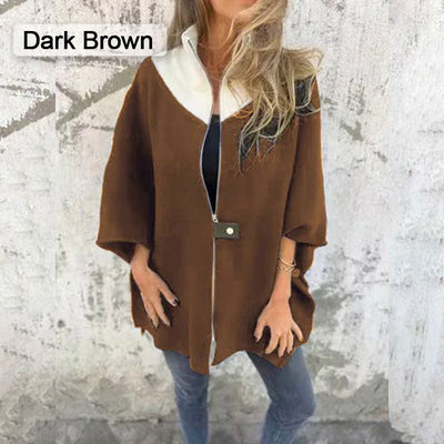 Angela® | Damen Freizeitjacke Mit Stehkragen Und Halbreißverschluss