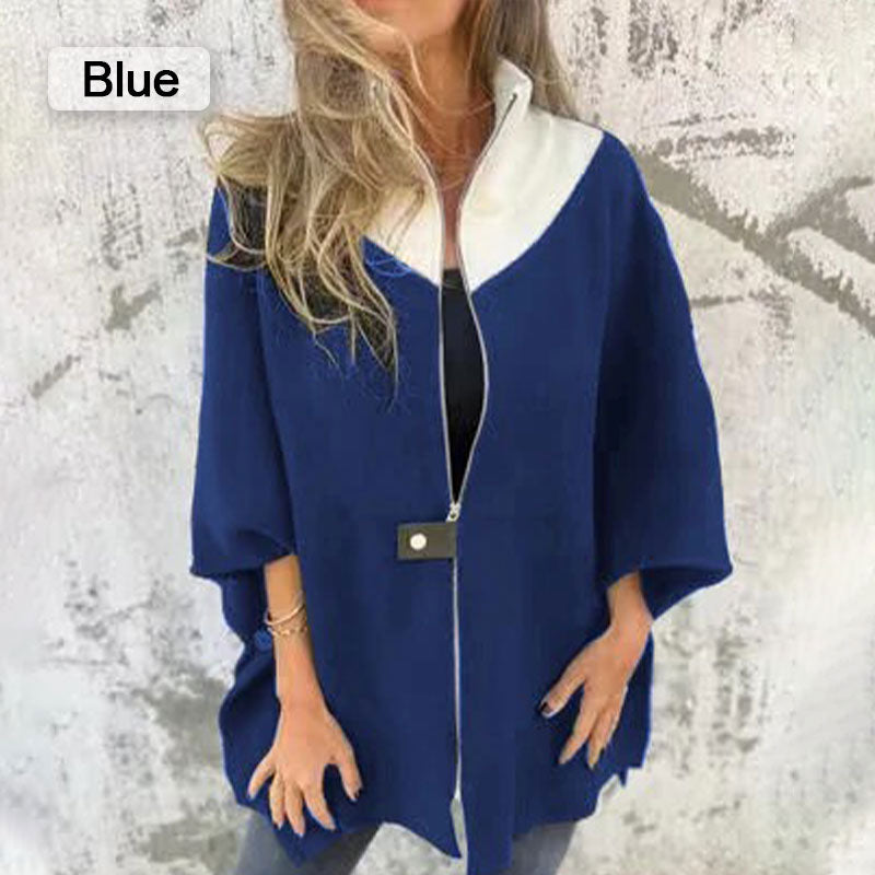 Angela® | Damen Freizeitjacke Mit Stehkragen Und Halbreißverschluss